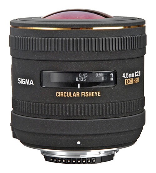 Sigma For Nikon 4.5mm F/2.8 EX DC Circular Fisheye HSM